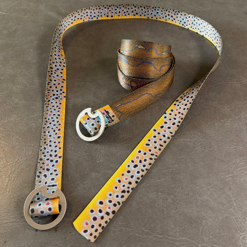 DRIFT BELT BROWN TROUT - REVERSIBLE (BROWN BUCKLE)