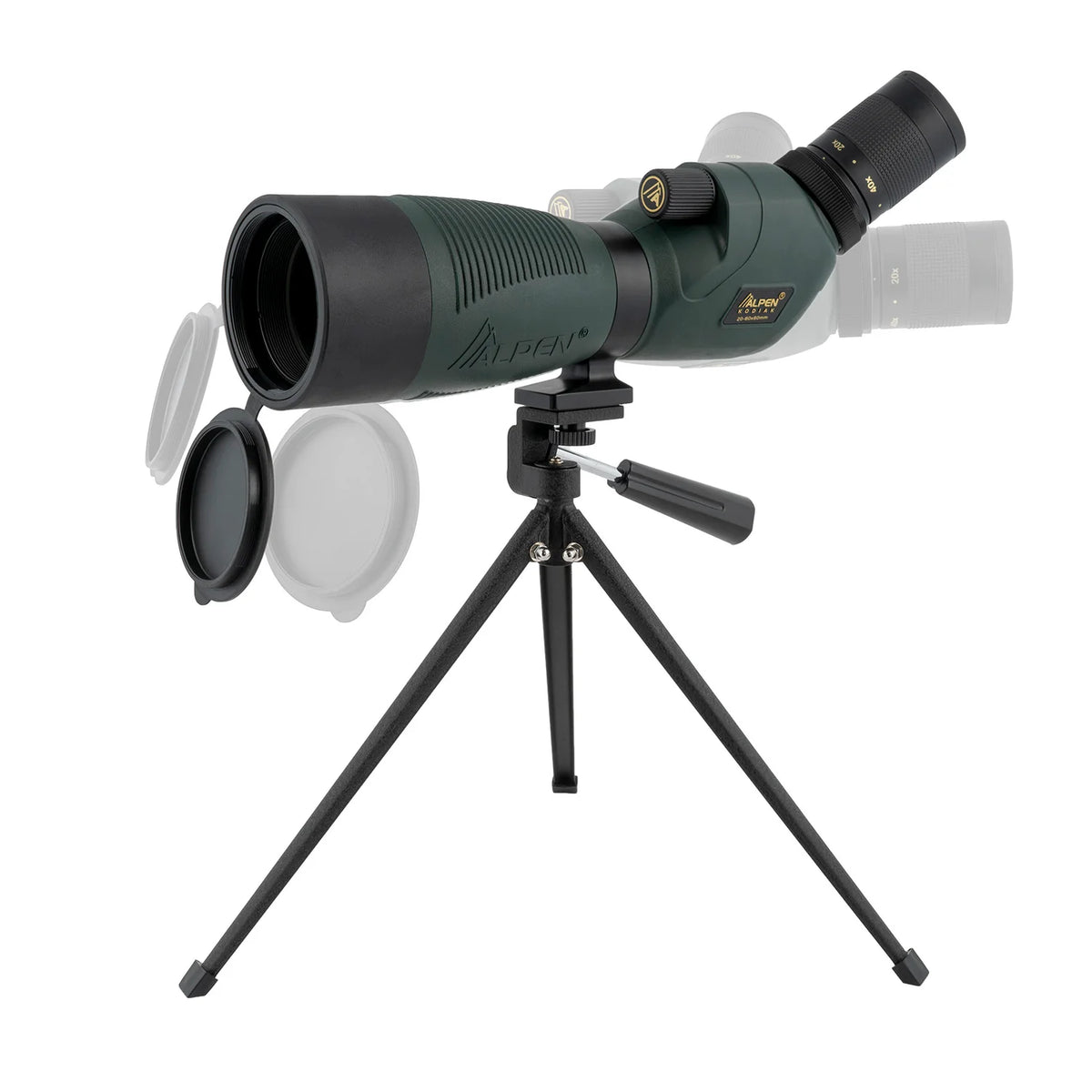 Alpen Kodiak 20-60 x 80 Spotting Scope , w/ 45 degree E-Pod, Waterproof