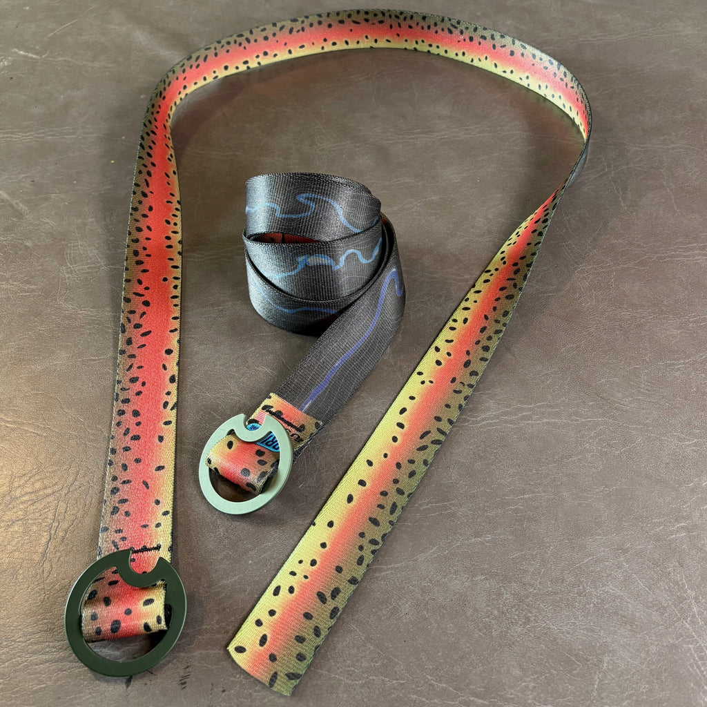 DRIFT BELT RAINBOW TROUT - REVERSIBLE (OLIVE BUCKLE)