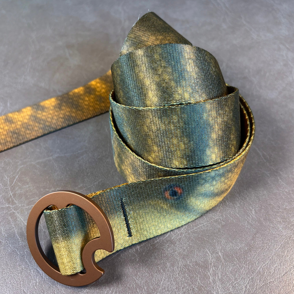 DRIFT BELT SMALLMOUTH BASS - REVERSIBLE - BROWN BUCKLE
